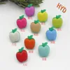 Resin Laser Buttons for Kids Apple shape Carton Buttons Colorful Buttons For Kids Cloths