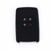 Amazon best selling CE Certified New 3 Buttons Black Silicone Smart Key Remote Key Fob Skin Key Cover Holder Jacket for French