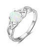 Sterling Silver Opal Ring Jewellery