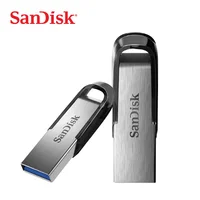 

100% SanDisk USB Flash Drive 128GB pendrive 64GB 32GB USB 3.0 Sandisk Metal Pen Drive 16GB Memory Stick Storage Device U Disk
