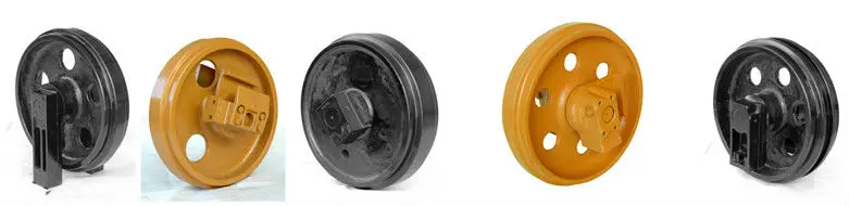 Excavator front idler group.jpg