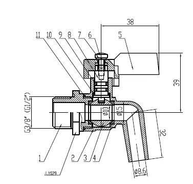 E-type bibcock valve