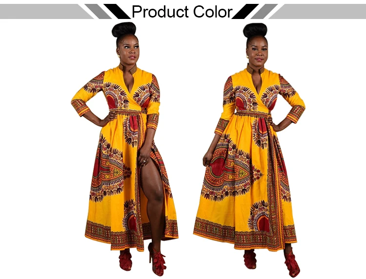 H & D China Wholesale Fashion Clothing 2018 Floral Woman Designs Traditional African Dress For Ladies