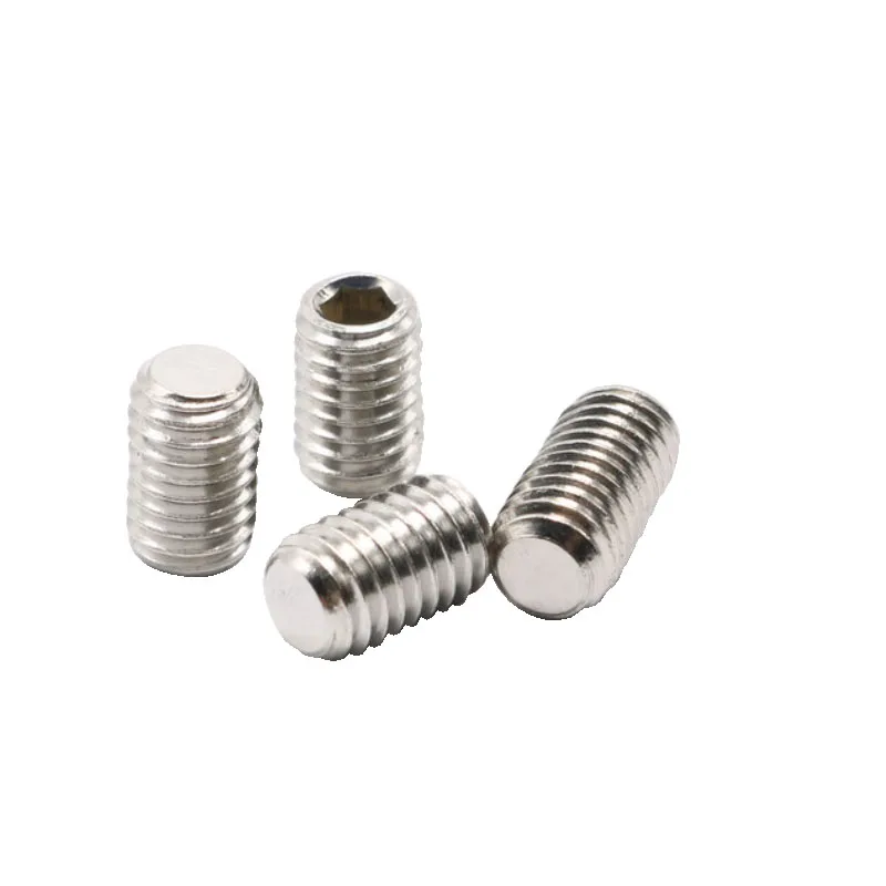 
Non-standard Stainless Steel 8.8grade Zinc Plating-yellow Slotted Headless Set Screw 
