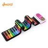 iWord S2049C Soft Silicone 49 keys Children Flexible Keyboard Digital Roll Up Piano