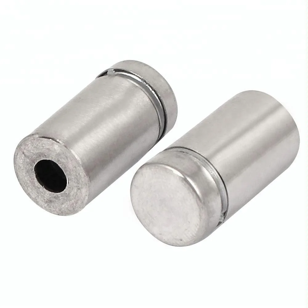 12mm 16mm 19mm 25mm Stainless Steel Hollow Solid Glass Spacer Standoff