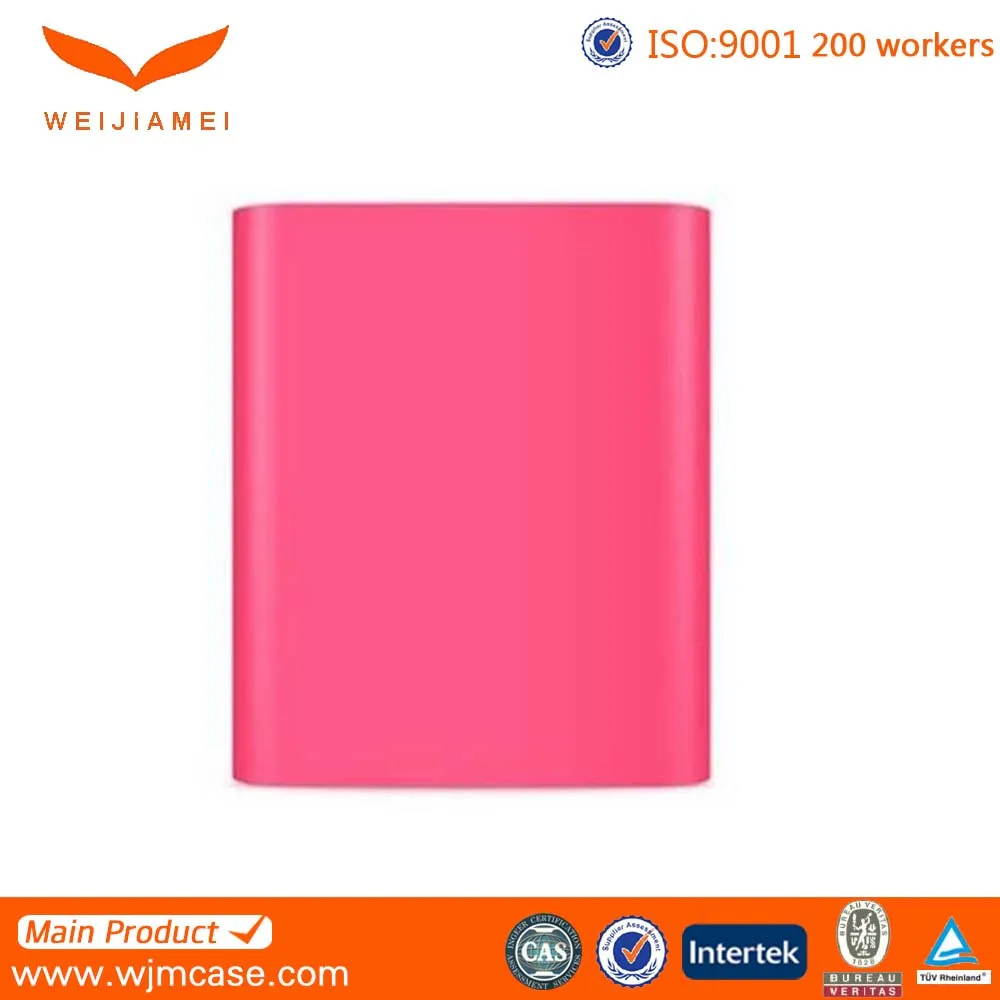 Customized promotional silicone cover case power bank 3000mah and fast portable charger