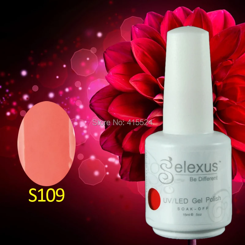 Free Shipping 6Pcs lot 2015 Brand New Gelexus Soak off UV Nail Gel Polish and Salon