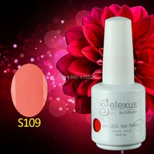 Free Shipping 6Pcs lot 2015 Brand New Gelexus Soak off UV Nail Gel Polish and Salon
