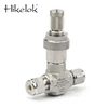 Hikelok 1000 psi water bypass flow control valve manufacturer 316 Stainless Steel Gas Meter Valve
