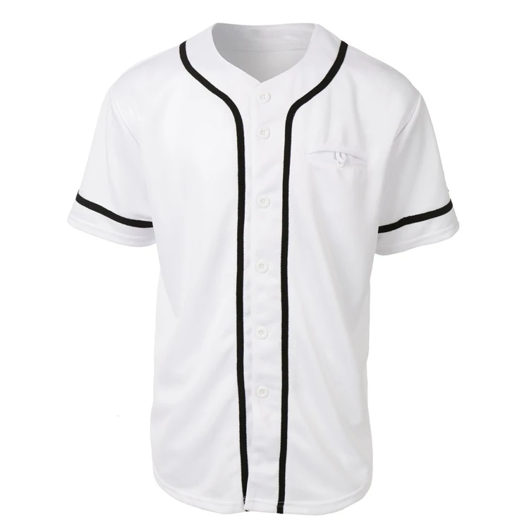 Blank Baseball Shirts Wholesale Custom Cheap Plain White Black Blue ...