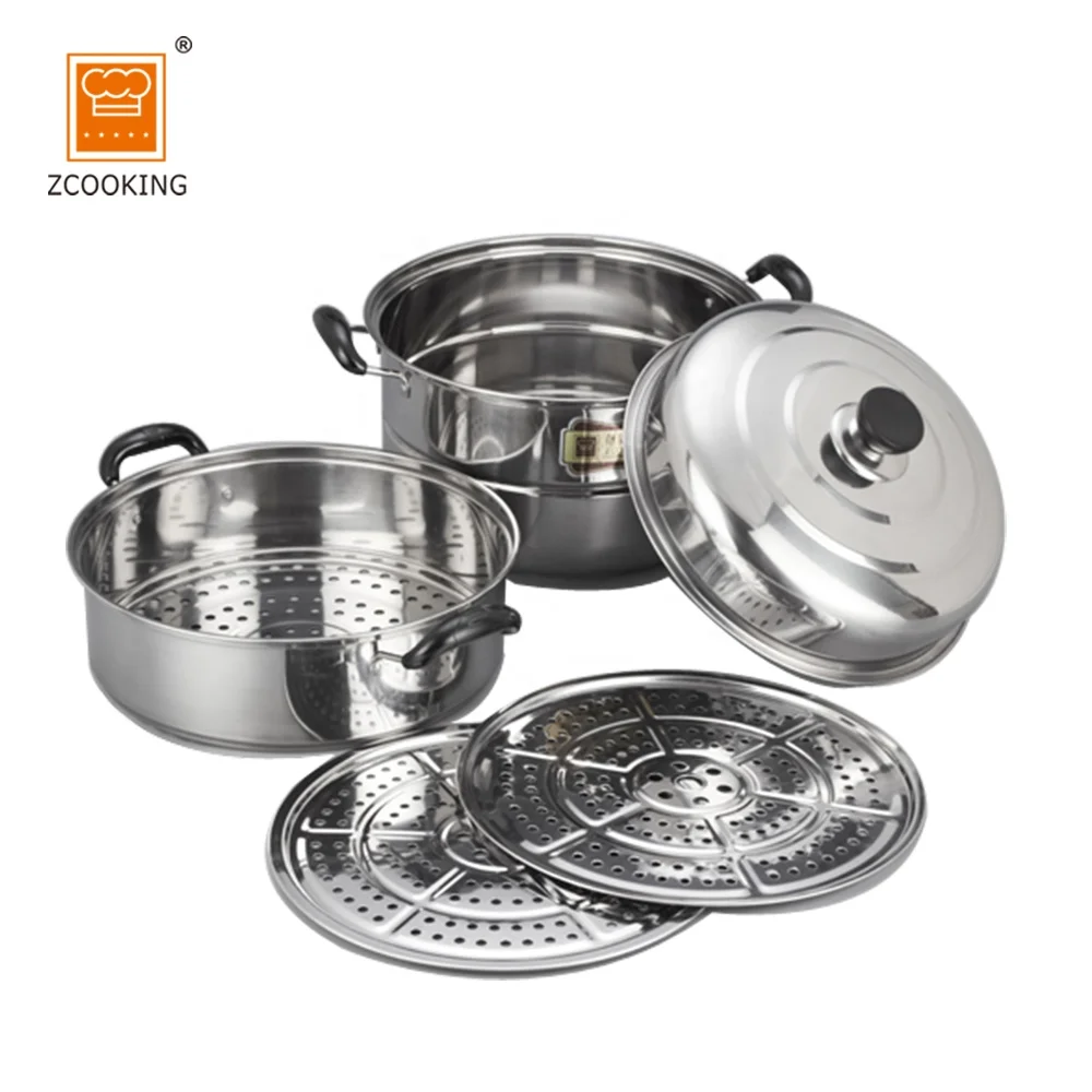 
Factory Price Stainless Steel Steamer Pot With OEM Order 