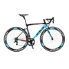 SAVA War Wind 700C Road Bike Carbon Fiber Frame / Fork / Seatpost Cycling Bicycle 22 Speed 105 5800 Group road bike