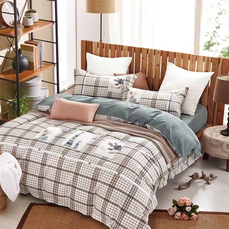 Nantong Home Textile Sense Bedding 4pcs Luxury Discount Custom Bedding