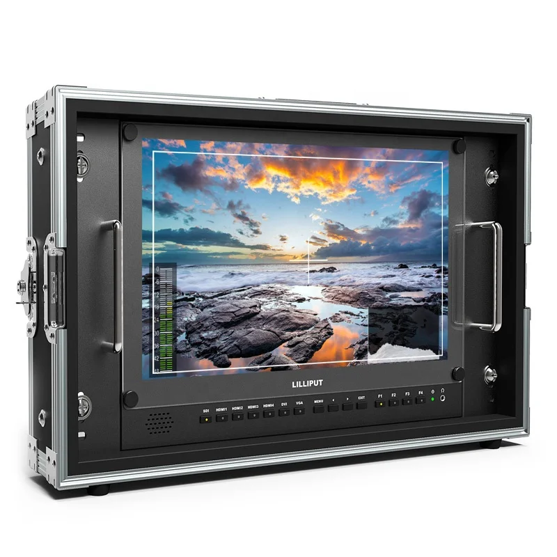 

Lilliput 15.6" 4K HDR Quad Split Monitor With 3G-SDI HDMI inputs