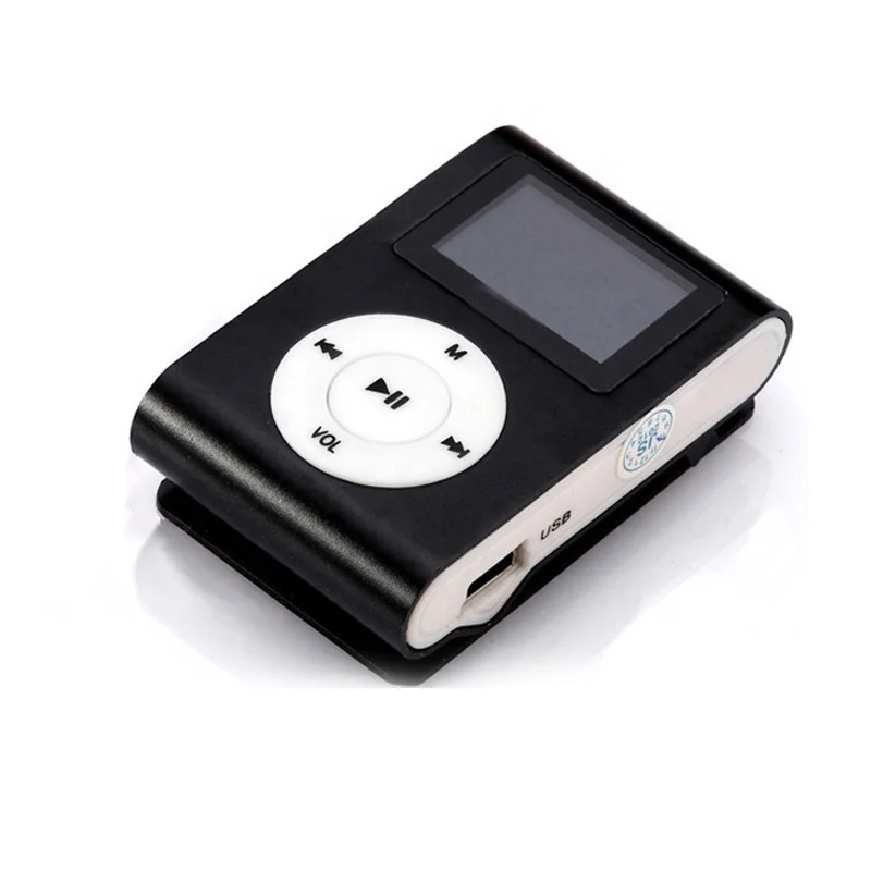 

Cheap price portable players sport Metal Mini usb Clip usb MP3 Player With display Screen