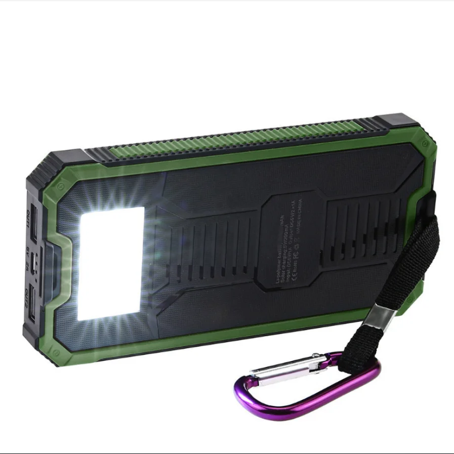 2019 ready to ship100% Full capacity solar charger power bank , solar power bank for mobile phone