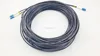 Armoured LC/UPC fiber optic patch cord for DVI repeater