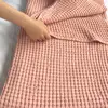 100% cotton waffle kids children throw weighted blanket