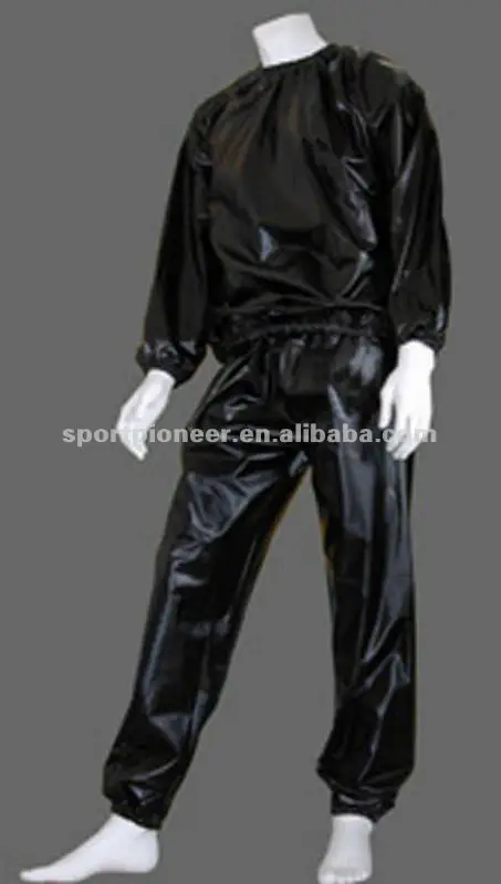 plastic jogging suit