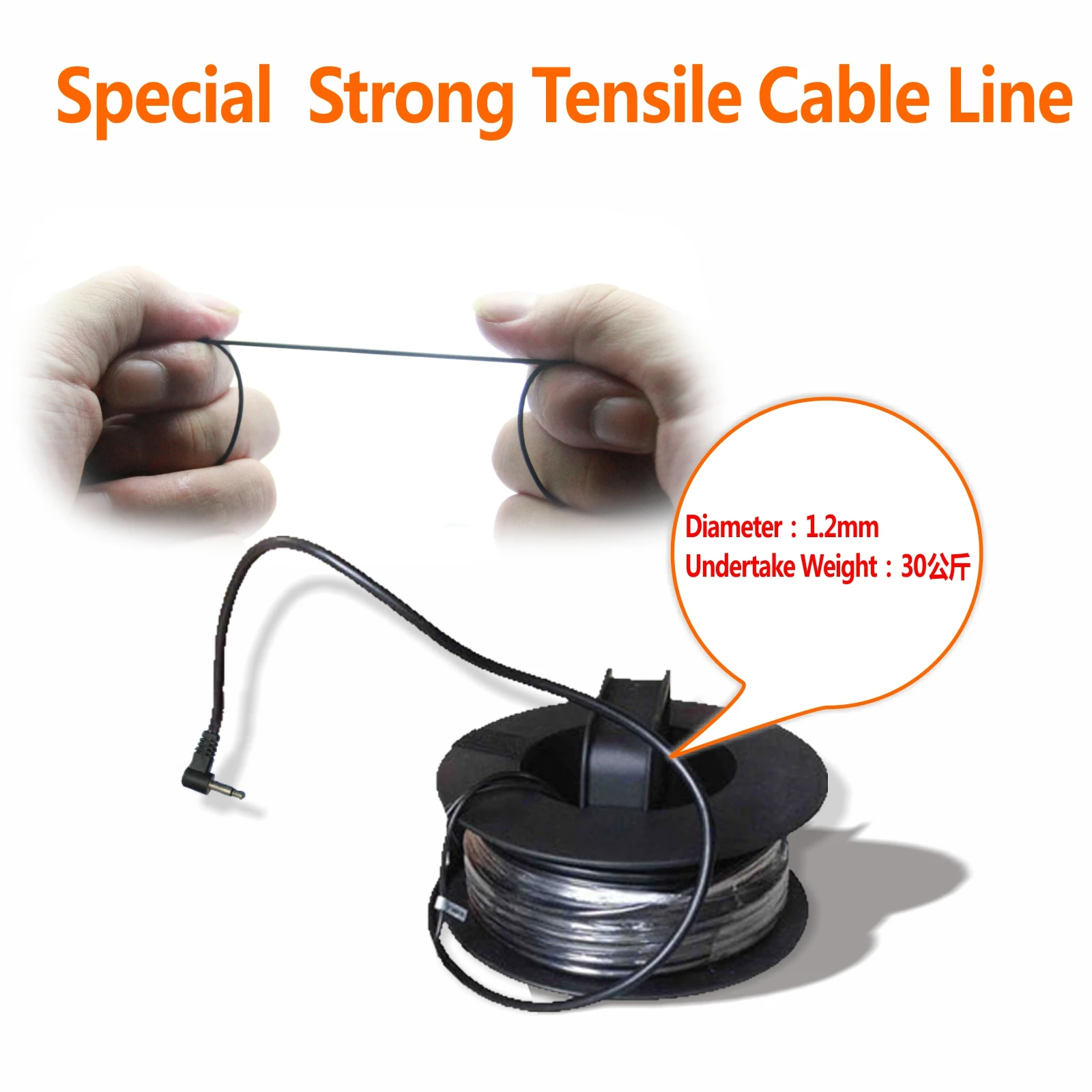 
Oringin Factory Produce 50M Length 6pcs Infraed Light Cable Line Ice Fishing Underwater Fishing Camera 