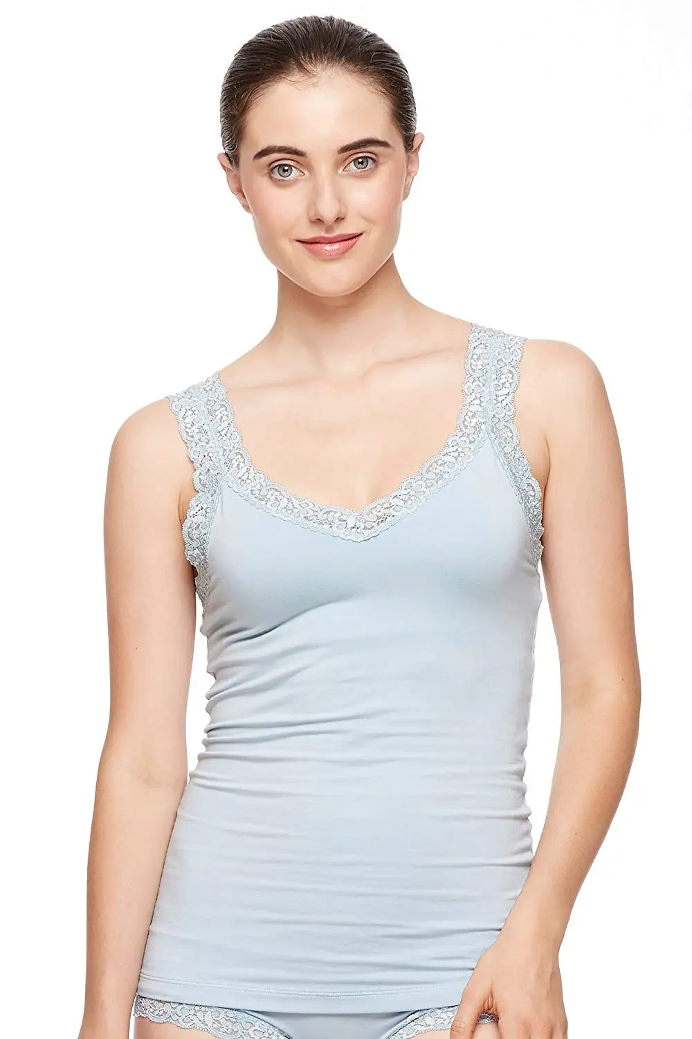 cotton camisole shelf bra