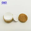 free samples 5g 10g 15g 20g 30g 50g 100g 150g 200g 250g cosmetic bamboo wooden cream jar with PP inner for face cream