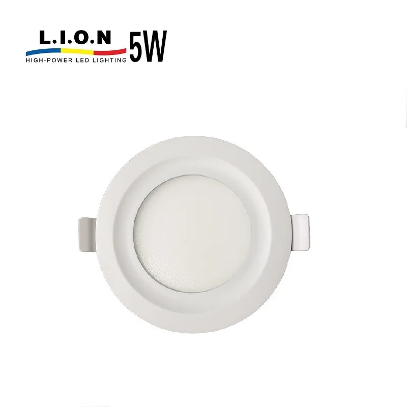 
Hot selling ultra slim round 5 watt recessed led panel light price 
