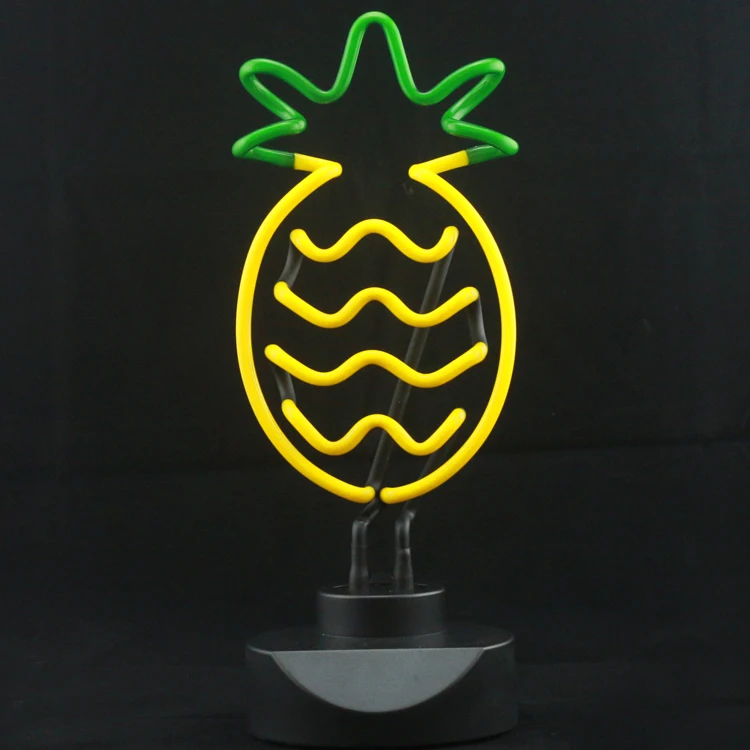 pineapple neon light led lamp for home decoration