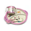 Bamboo fiber unique cute decal ECO-friendly bamboo fiber kids dinner set tableware
