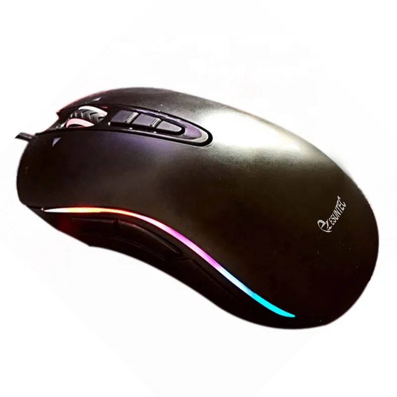 

Shenzhen factory 8D USB wired gaming RGB light Optical Laser OEM Mouse GM-101, Any color available