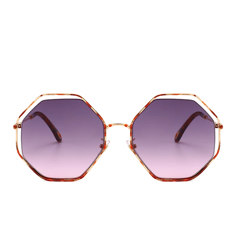 

21133 Superhot Eyewear 2018 Fashion Octagon Brand Designer Gradient Sunglasses