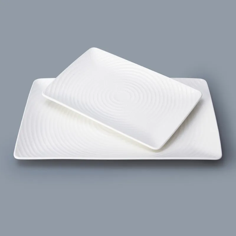 product-hotel rectangle dinner plate cutlery and crockery for restaurants-Two Eight-img