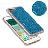 Bling Bling Glitter Rubber flash powder TPU Gel Soft Mobile Phone Case Cover for iphone 4 5 6s plus 7 8 x phone Shell