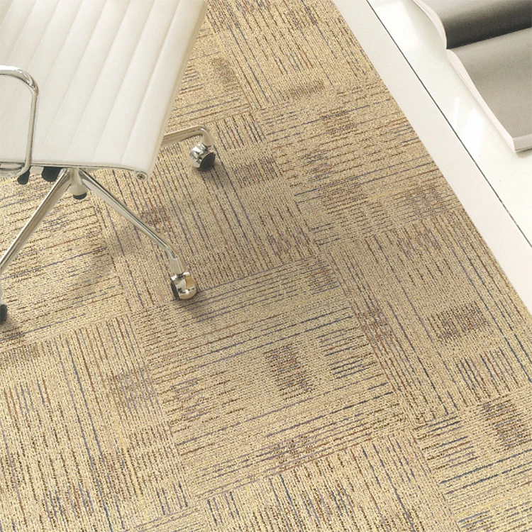 MERIKA commercial use stripe carpet tiles 50*50cm