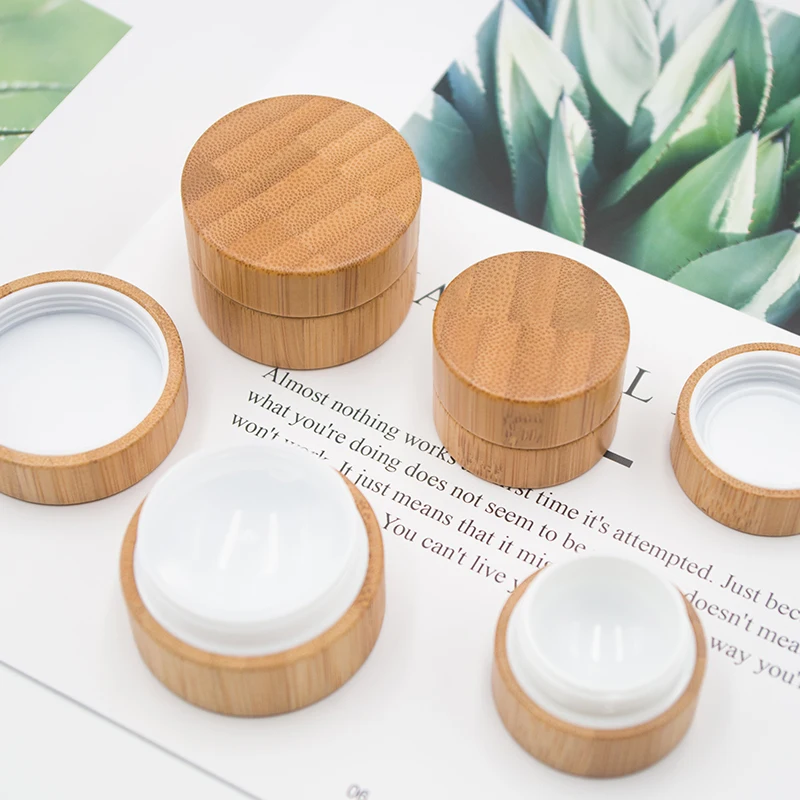 Odm Ecofriendly Biodegradable Bamboo Cosmetic Container Packaging
