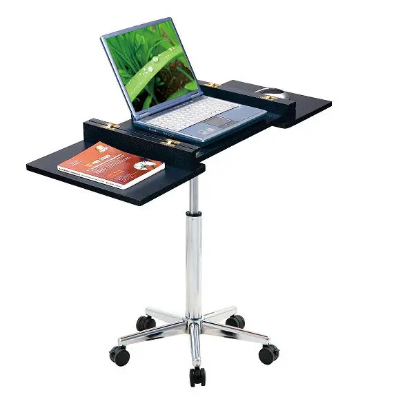 Foshan Furniture Height Adjustable Folding Laptop Table On Wheels