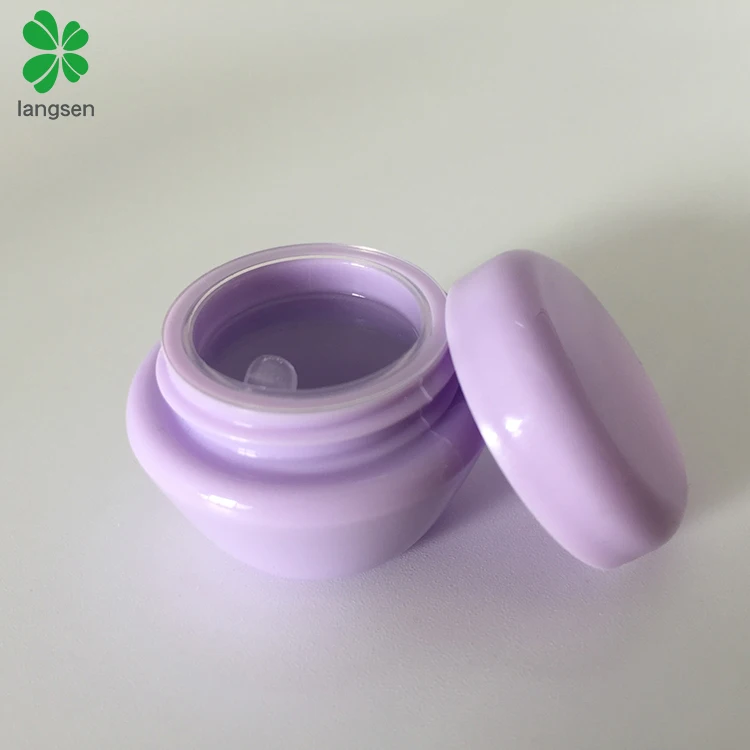 Plastic PP 5g mushroom cosmetic jar
