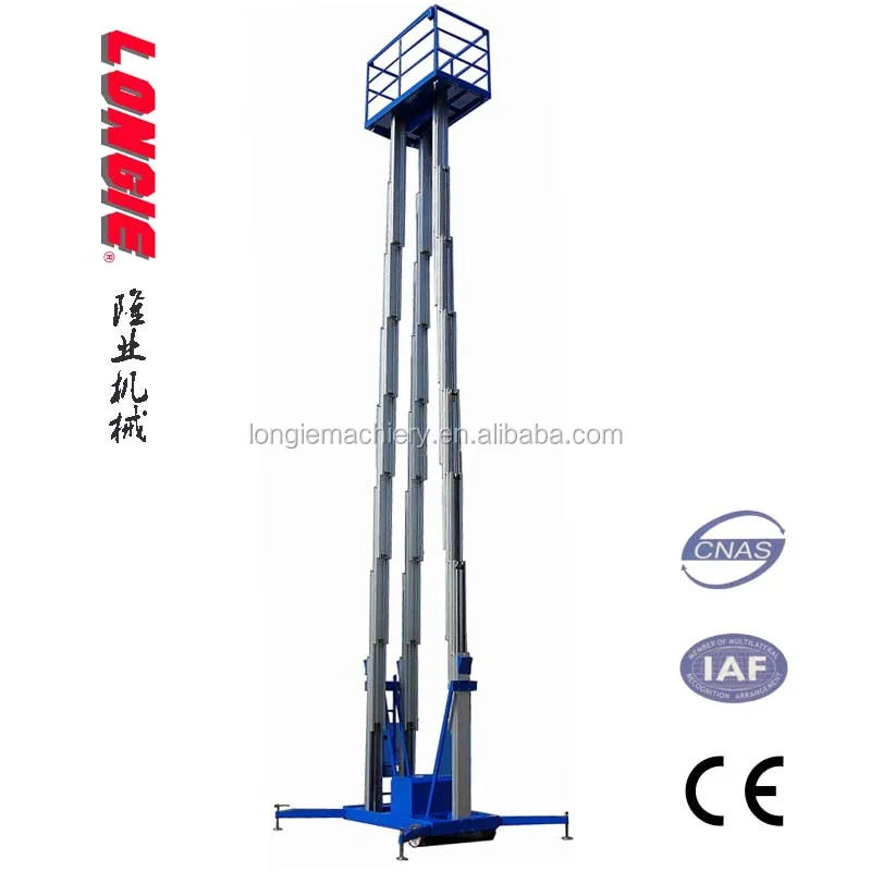 
LISJL0.2-16 Hydraulic aluminium aerial work man lift platform 