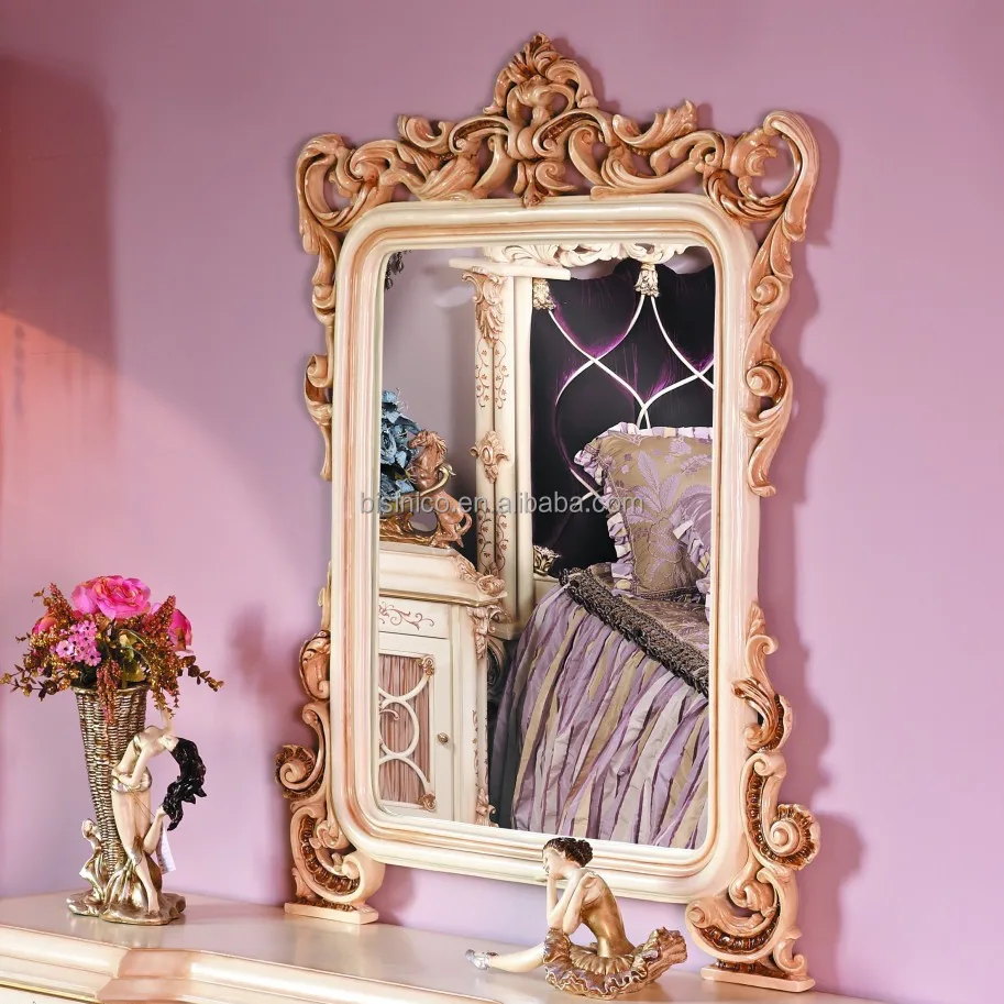Bisini franse barok slaapkamermeubilair/luxe prachtige houten ... Slaapkamer set houten