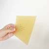 Yellow Transparent PVC Sheet with Two Sides Frosted Effects