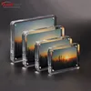 PMMA magnetic photo holder custom acrylic photo frame block