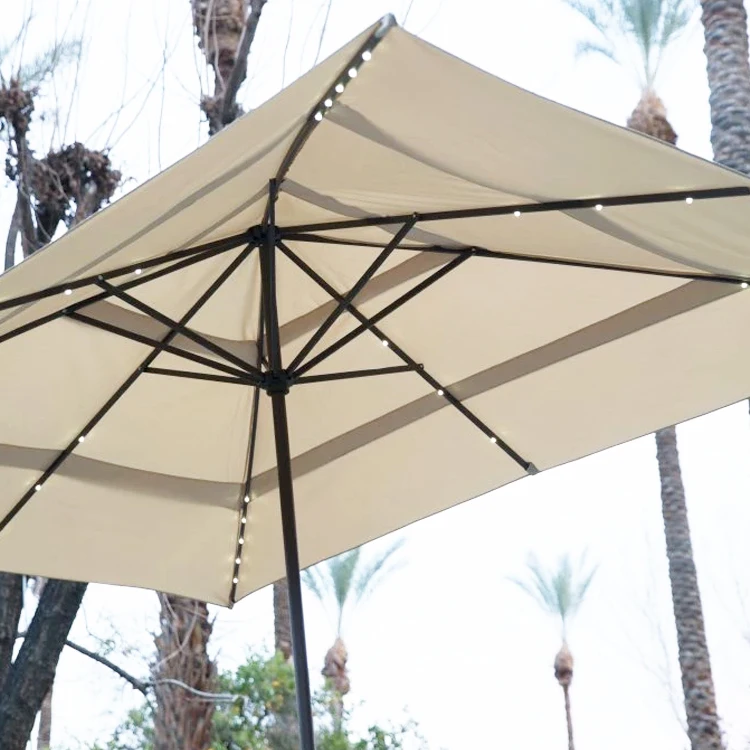 Garden Patio 270cm Steel Crank Fiberglass Strong Windproof Middle Pole Outdoor Umbrella For Big Wind Area Buy Outdoor Umbrella Windproof Umbrella Patio Umbrella Product On Alibaba Com