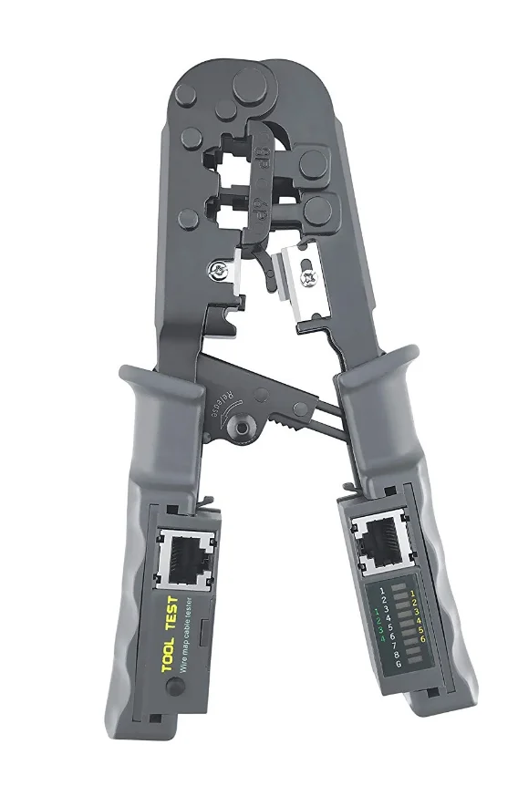 FGB 10 Gbps RJ45 CAT7 netwerkstekker, LAN-stekker, LSA-afgeschermde RJ45- stekker zonder gereedschap voor installatiekabel, 600 MHz, voor patchkabel, installatiekabel, CAT7, CAT6A, 4 stuks