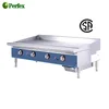 Commercial kitchen counter top Gas Griddle range 48'' griddle manual control 4 burner 30000BTU/Burner