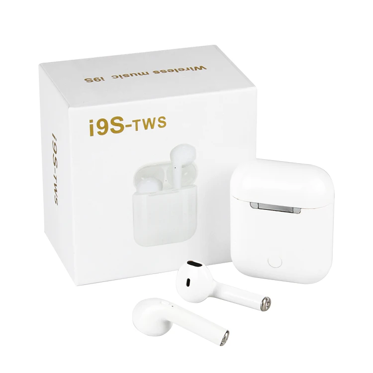 

Original Air Pods I9S Mini Tws 5.0 Air Pods Blue Tooth Wireless Sports Wireless Call Magnetic Earbuds, White.