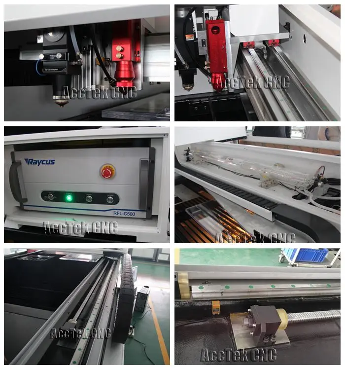Double head fiber laser cutting machine for steel acrylic fiber laser cutter for metal and non-metal