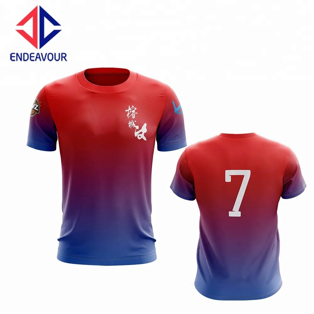 

100% Polyester custom design sublimation t shirt wholesale
