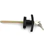 Black Truck Cap Door T-handle Lock