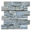 Natural Rusty Quartz Exterior Wall Cladding Slate Ledge Stone Rock Wall Pattern Cultured Stone